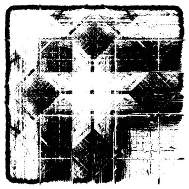 siyah ve beyaz soyut desenli tasarım