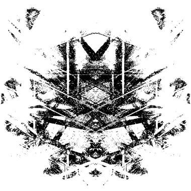 siyah ve beyaz soyut desenli tasarım