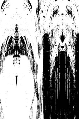 siyah ve beyaz soyut desenli tasarım