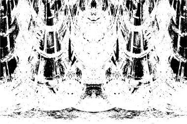 Soyut grunge arkaplanı. yaratıcı monokrom fon. vektör illüstrasyonu