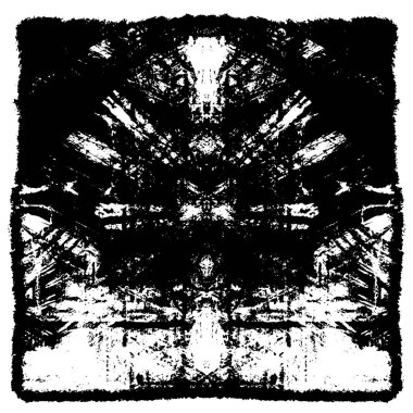 Soyut grunge arkaplanı. yaratıcı monokrom fon. vektör illüstrasyonu