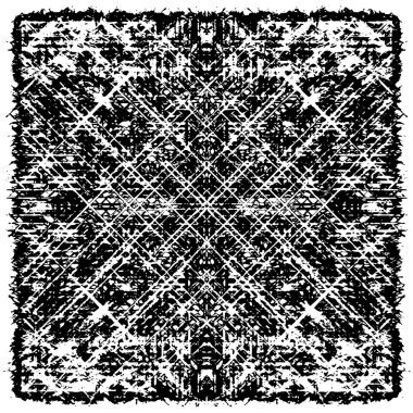 siyah ve beyaz soyut desenli tasarım