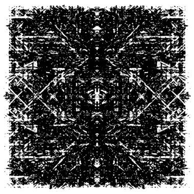 siyah ve beyaz soyut desenli tasarım