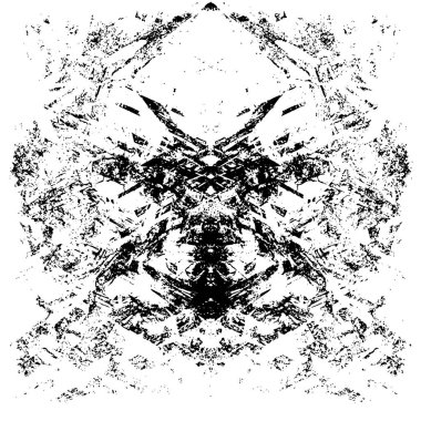 siyah ve beyaz soyut desenli tasarım