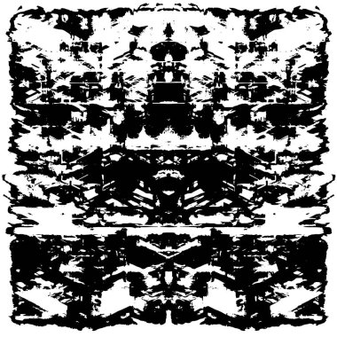 siyah ve beyaz soyut desenli tasarım