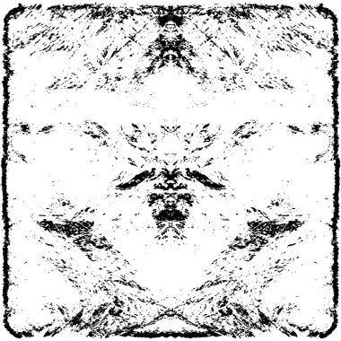 siyah ve beyaz soyut desenli tasarım