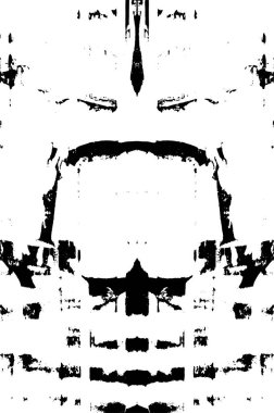 siyah ve beyaz soyut desenli tasarım