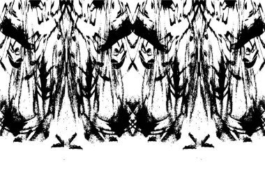 siyah ve beyaz soyut desenli tasarım