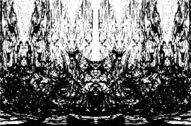 siyah ve beyaz soyut desenli tasarım