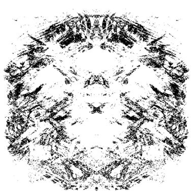 siyah ve beyaz soyut desenli tasarım