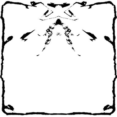 siyah ve beyaz soyut desenli tasarım