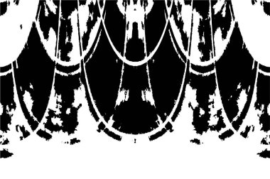 siyah ve beyaz soyut desenli tasarım