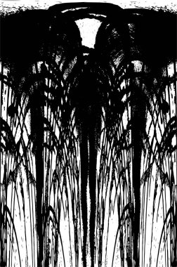 siyah ve beyaz soyut desenli tasarım