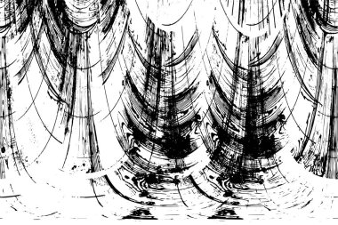 siyah ve beyaz soyut desenli tasarım