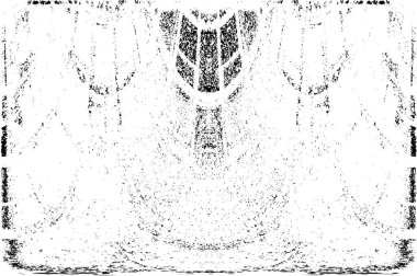 Grunge dikey olarak simetrik siyah beyaz doku. Tek renkli yıpranmış kaplama deseni. 