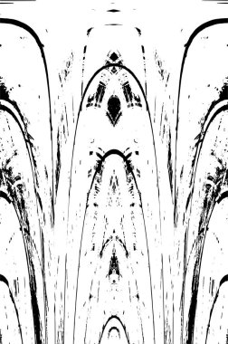 siyah ve beyaz soyut desenli tasarım