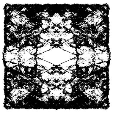 siyah ve beyaz soyut desenli tasarım