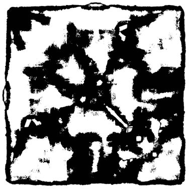 siyah ve beyaz soyut desenli tasarım