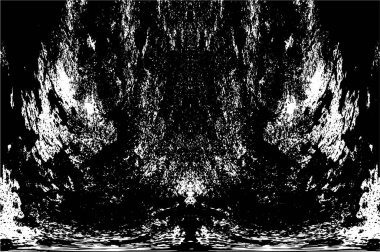 siyah ve beyaz soyut desenli tasarım