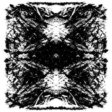 siyah ve beyaz soyut desenli tasarım