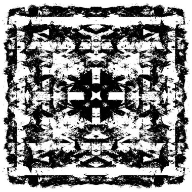 Tasarlanmış grunge dokusu - Vektör arkaplan soyut yüzey tasarımı ve kaba tasarım 