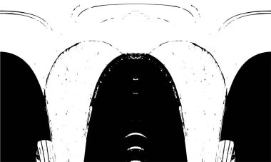 Tasarlanmış grunge dokusu - Vektör arkaplan soyut yüzey tasarımı ve kaba tasarım 