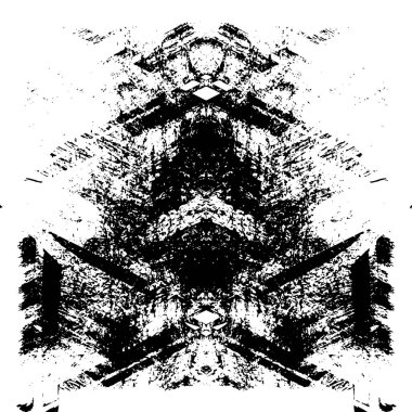 siyah ve beyaz soyut grunge arkaplan monokrom çizimi