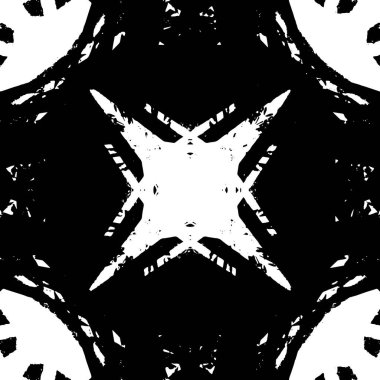 siyah ve beyaz soyut grunge arkaplan monokrom çizimi