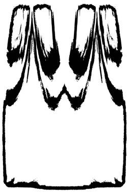 siyah ve beyaz soyut grunge arkaplan monokrom çizimi