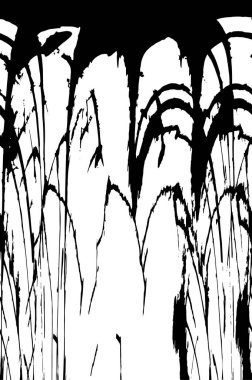 siyah ve beyaz soyut grunge arkaplan monokrom çizimi