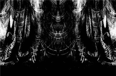 siyah ve beyaz soyut grunge arkaplan monokrom çizimi