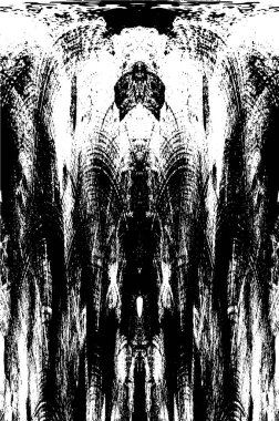 siyah ve beyaz soyut grunge arkaplan monokrom çizimi