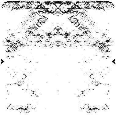 siyah ve beyaz soyut grunge arkaplan monokrom çizimi