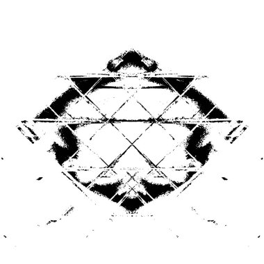 siyah ve beyaz soyut grunge arkaplan monokrom çizimi