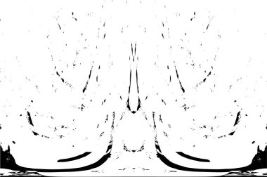 siyah ve beyaz soyut grunge arkaplan monokrom çizimi