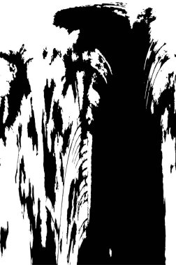 siyah ve beyaz soyut grunge arkaplan monokrom çizimi