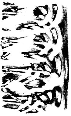 siyah ve beyaz soyut grunge arkaplan monokrom çizimi