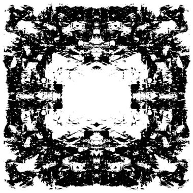 siyah ve beyaz soyut grunge arkaplan monokrom çizimi