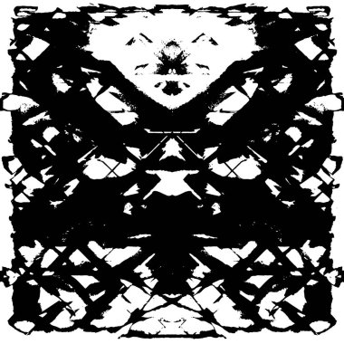 siyah ve beyaz soyut grunge arkaplan monokrom çizimi