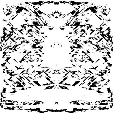 siyah ve beyaz soyut grunge arkaplan monokrom çizimi