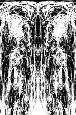 siyah ve beyaz soyut grunge arkaplan monokrom çizimi