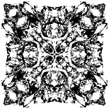 Tasarlanmış grunge dokusu - Vektör arkaplan pürüzlü yüzey dokusu