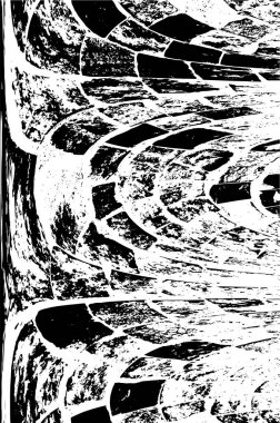 Tasarlanmış grunge dokusu - Vektör arkaplan pürüzlü yüzey dokusu