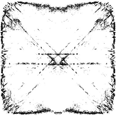 Tasarlanmış grunge dokusu - Vektör arkaplan pürüzlü yüzey dokusu