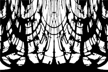 Tasarlanmış grunge dokusu - Vektör arkaplan pürüzlü yüzey dokusu