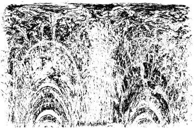 Tasarlanmış grunge dokusu - Vektör arkaplan pürüzlü yüzey dokusu