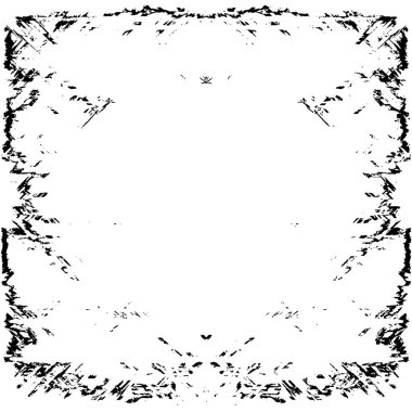 Tasarlanmış grunge dokusu - Vektör arkaplan pürüzlü yüzey dokusu