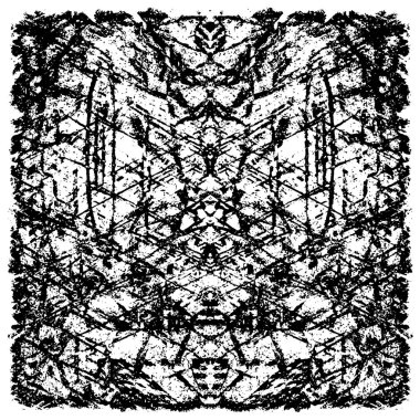 Tasarlanmış grunge dokusu - Vektör arkaplan pürüzlü yüzey dokusu