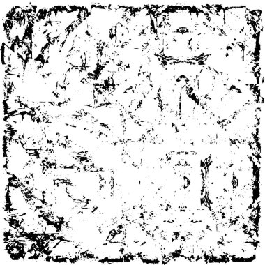 Tasarlanmış grunge dokusu - Vektör arkaplan pürüzlü yüzey dokusu