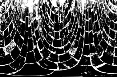 Tasarlanmış grunge dokusu - Vektör arkaplan pürüzlü yüzey dokusu